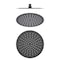 Kibi Circular 10 Metal Ultra Thin Profile Rain Shower Head 1.75 GPM - Matte Black SH1001MB - alternate 1
